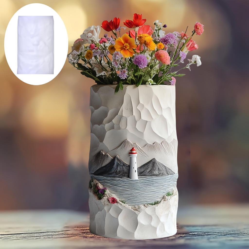 Sea Lighthouse Relief Flower P - Resin Ocean Wave Mold review and price