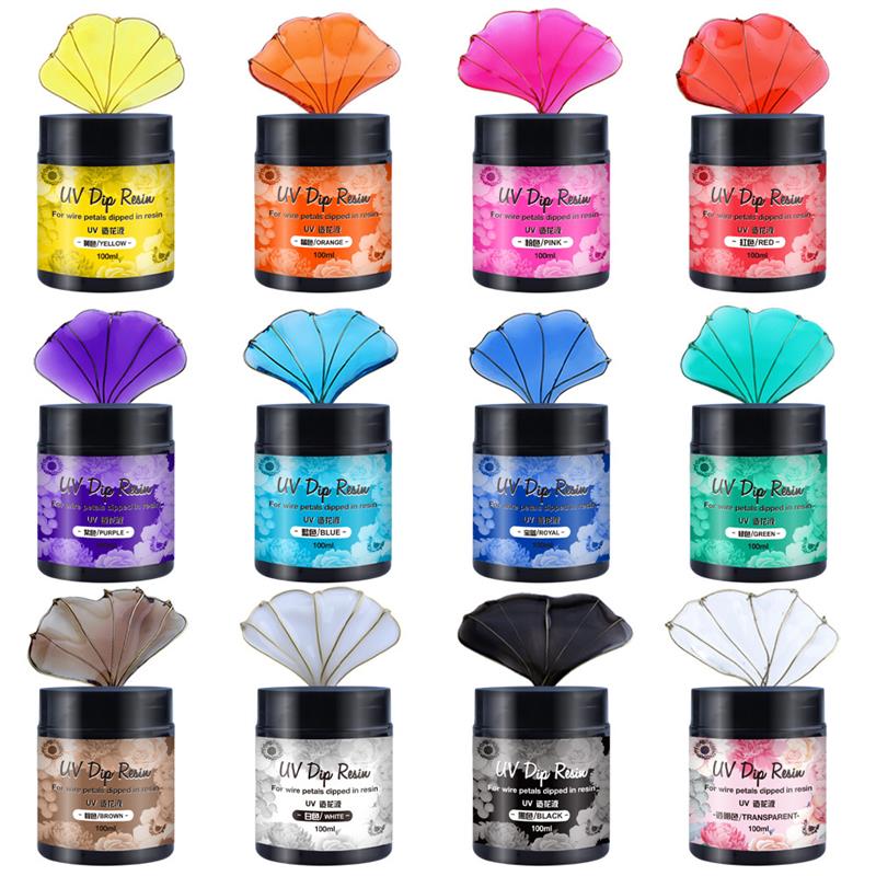 100ml UV DIP Resin Glue For Wi - Flower Preservation Resin review and price