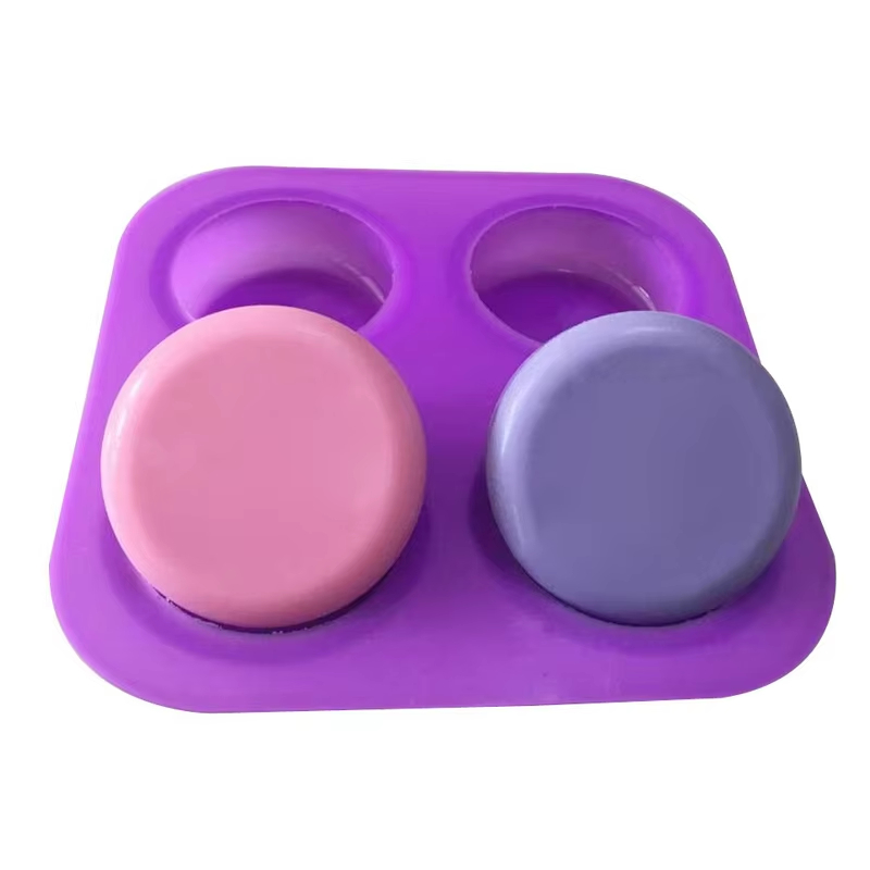 1-2 PCS 4 Cavity Reusable Roun - Coaster Mold Round review and price
