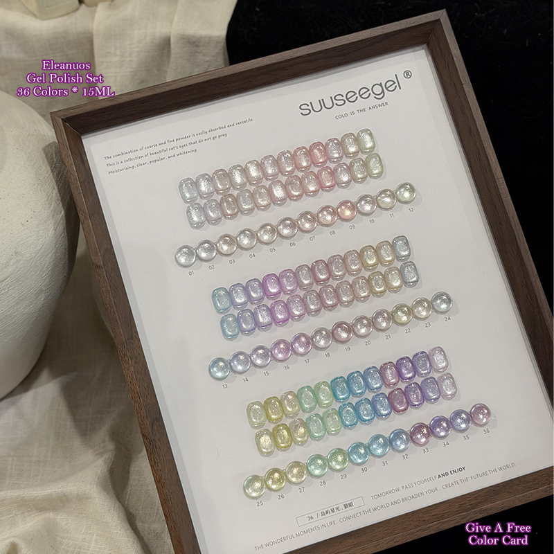 36 Colors Cat Eye Gel Polish S - Resin Glitter Pack review and price