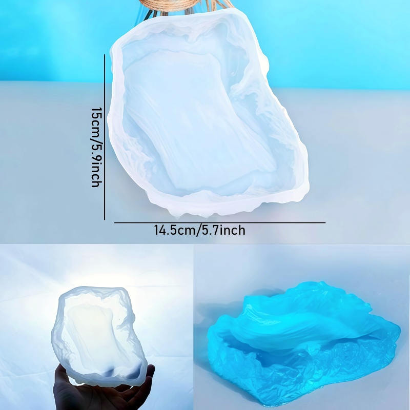 Ocean Wave Design Plate Epoxy  - Resin Ocean Wave Mold review and price